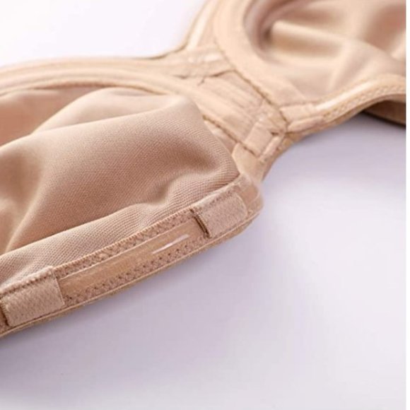 DELIMIRA Strapless Bra Unlined Underwire Minimizer Plus Size Support *NEW* - Picture 3 of 3